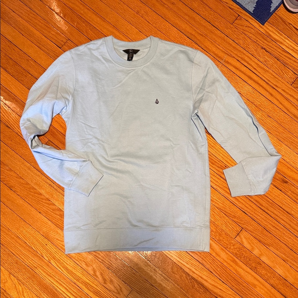 Volcom Light Blue Graphic Crewneck